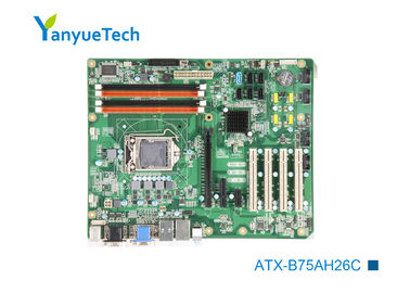 ATX-B75AH26C Industrial ATX Motherboard / Intel Chip Intel@ PCH B75 2 LAN 6 COM 12 USB 7 Slot 4 PCI